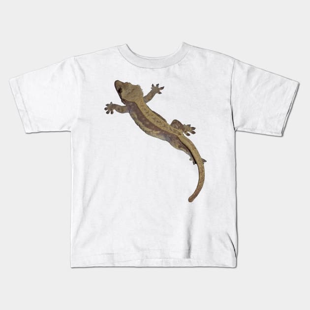 crested gecko Kids T-Shirt by locheerio